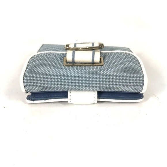 Dior Bicolor logo Double Snap Compact wallet Folded wallet Canvas/Leather blue - Picture 7 of 16